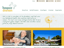 Tablet Screenshot of hospice-dronten.nl